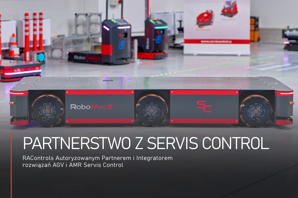 RAControls authorized partner and integrator of AGV and AMR solutions Servis Control